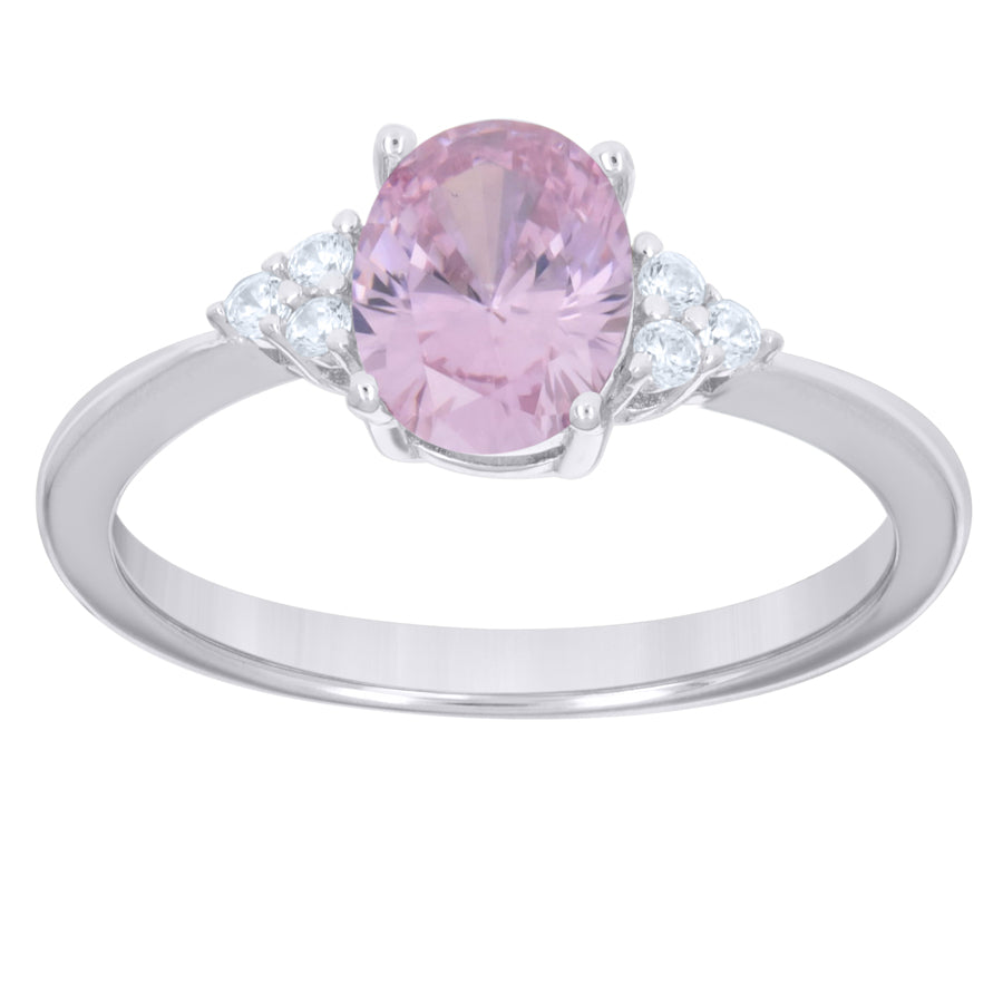 925 Sterling Silver Cz Ring