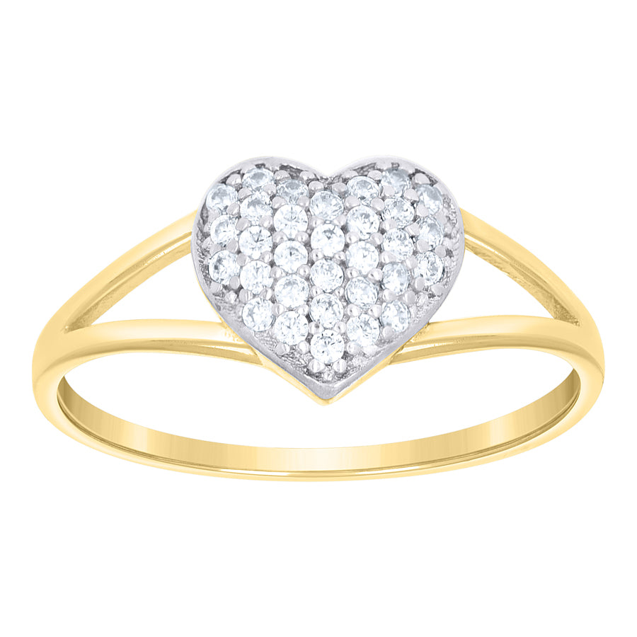 10Kt Gold Cz Ring