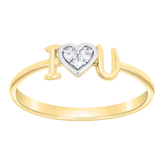 10Kt Gold Cz Ring