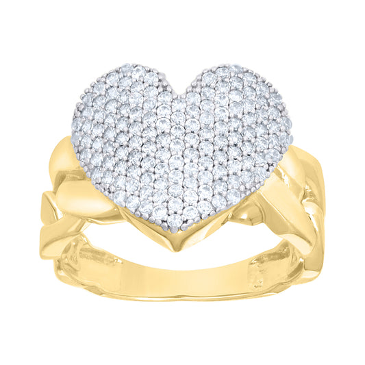 10Kt Gold Cz Ring