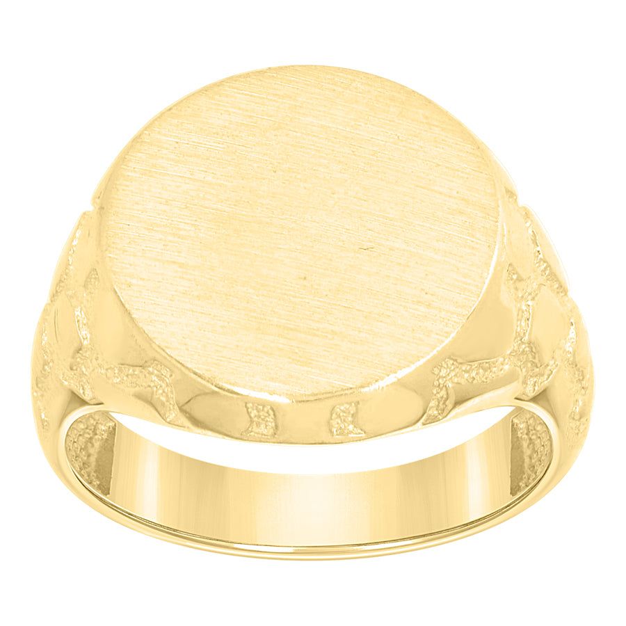 10Kt Gold Nugget Ring