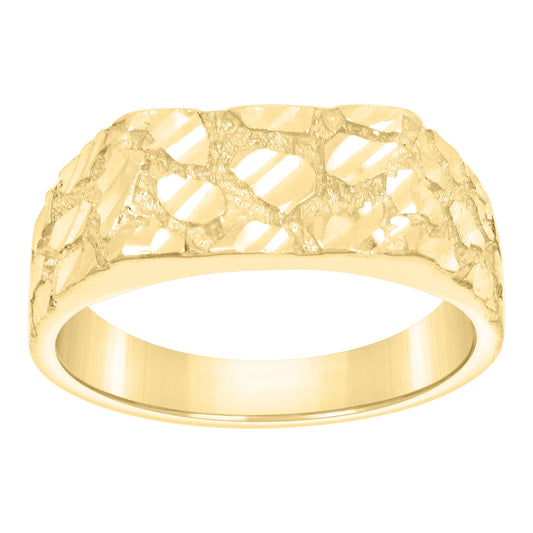 10Kt Gold Nugget Ring