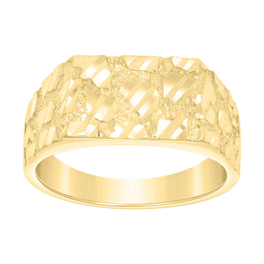 10Kt Gold Nugget Ring