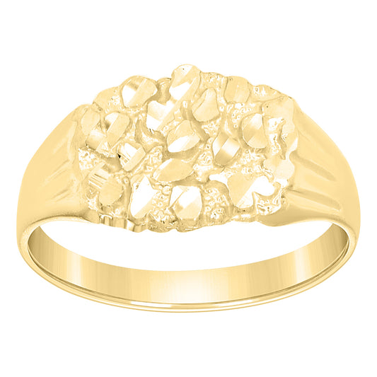 10Kt Gold Nugget Ring