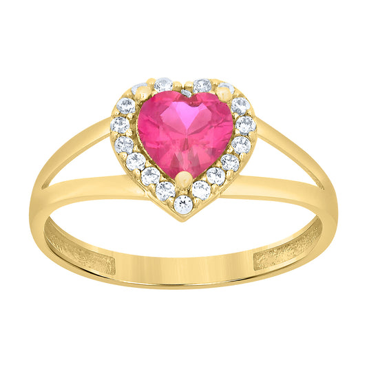10Kt Gold Cz Ring