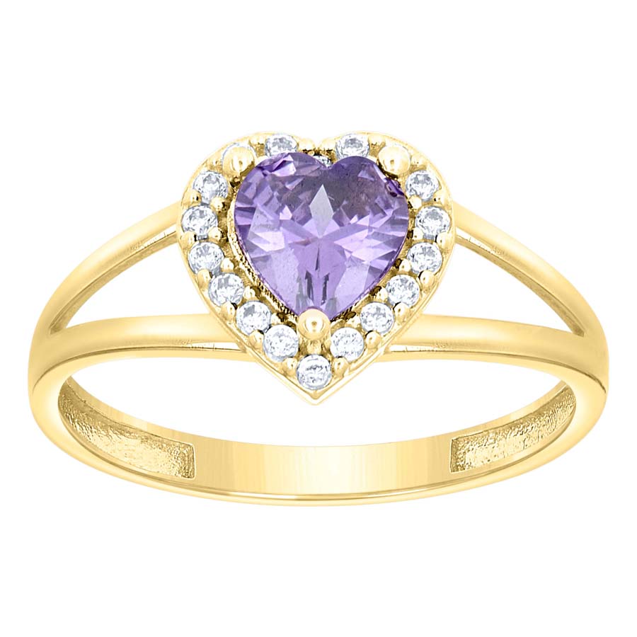 10Kt Gold Cz Ring