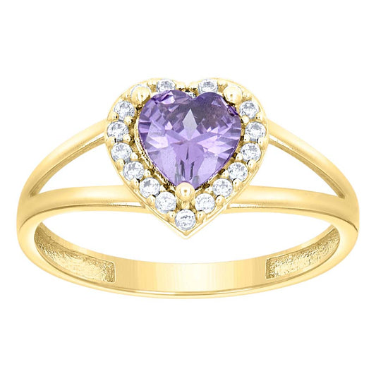 10Kt Gold Cz Ring