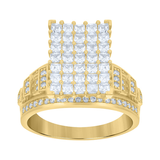 10Kt Gold Cz Ring