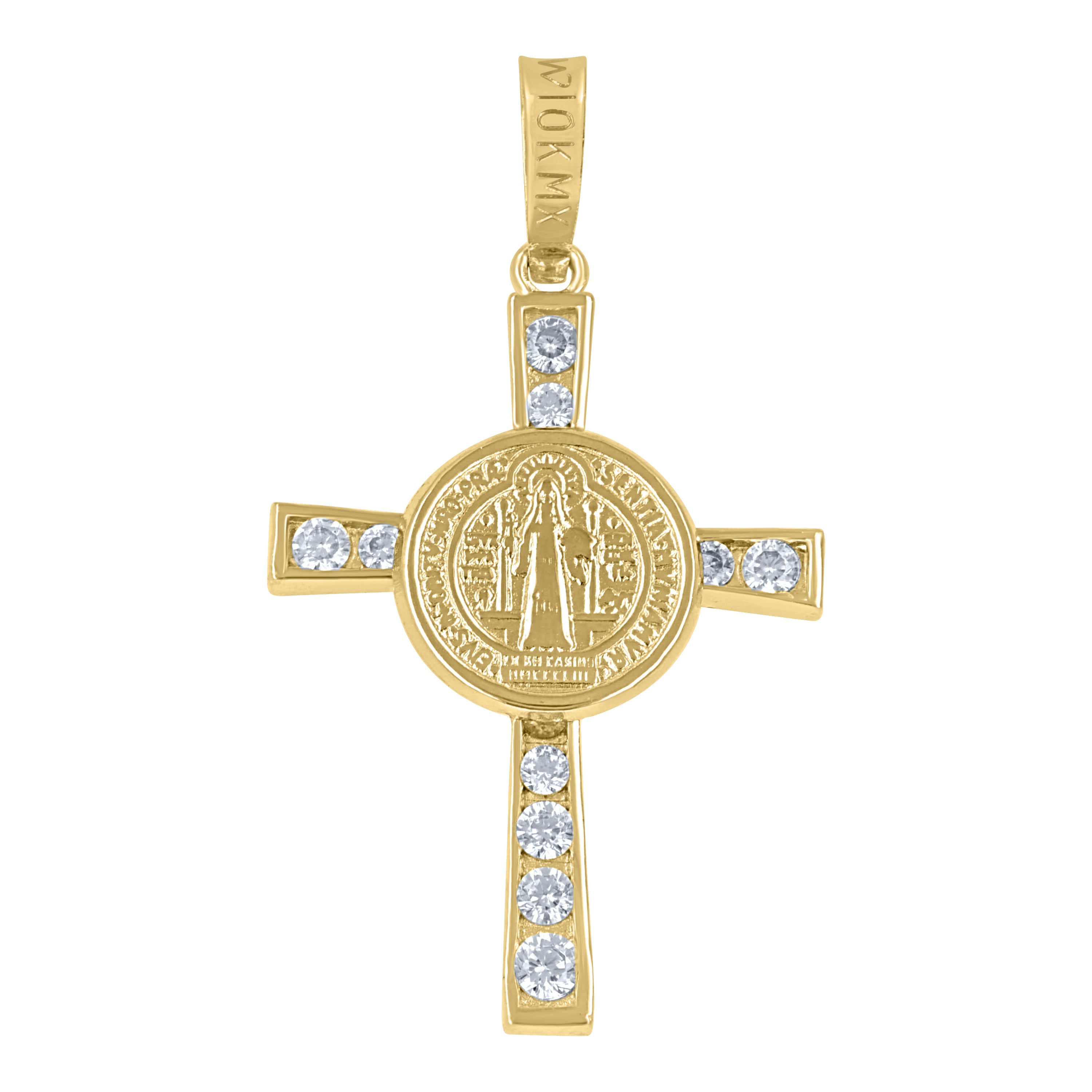10Kt Gold Cubic Zirconia Pendant