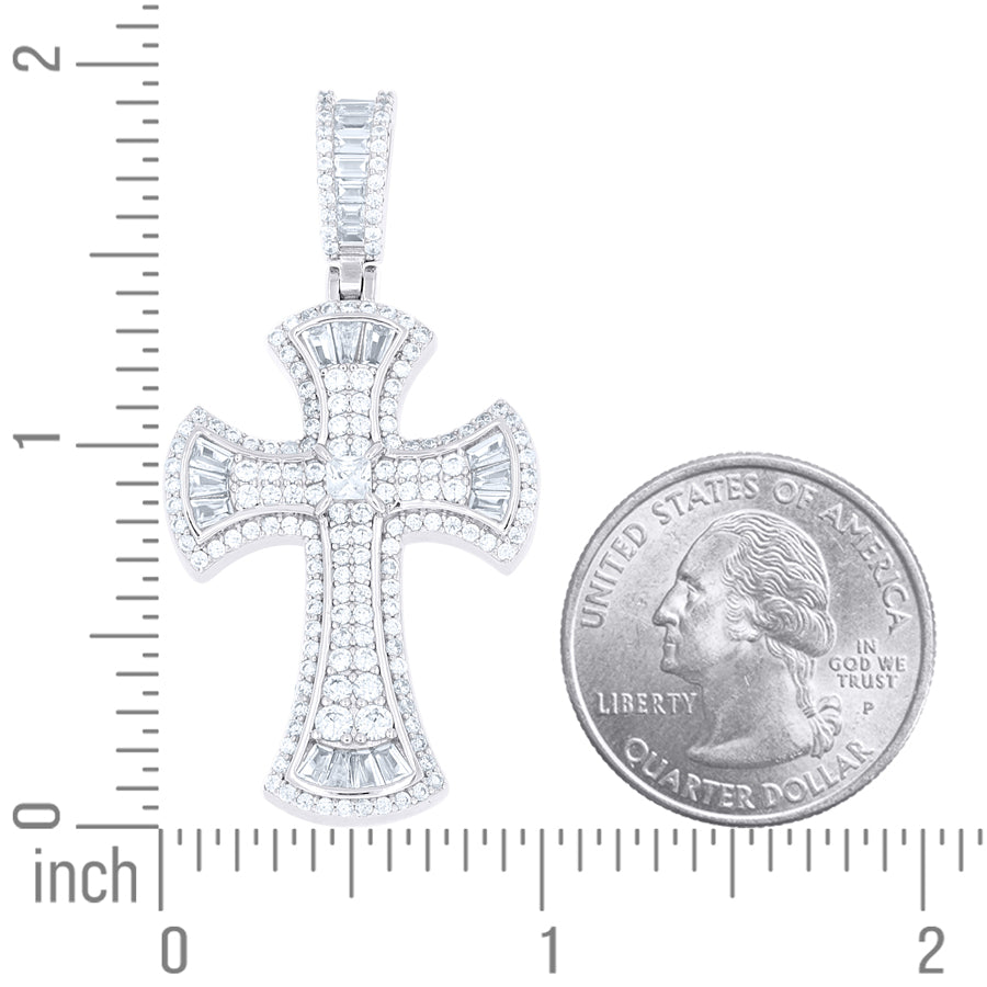 925 Sterling Silver Cz Pendant