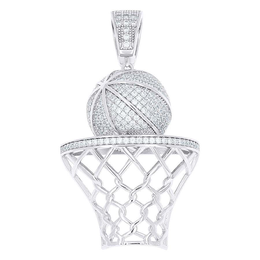 925 Sterling Silver Cz Pendant