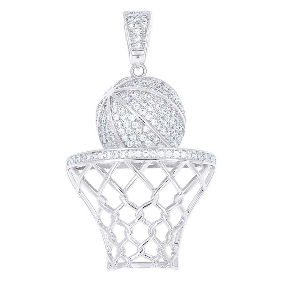 925 Sterling Silver Cz Pendant
