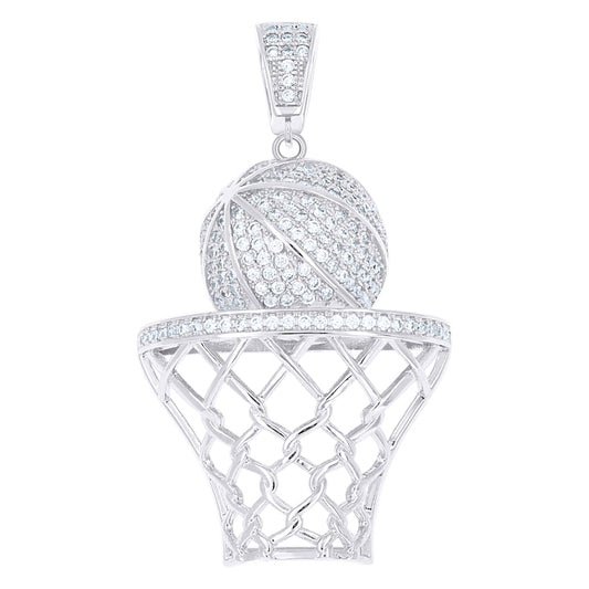 925 Sterling Silver Cz Pendant