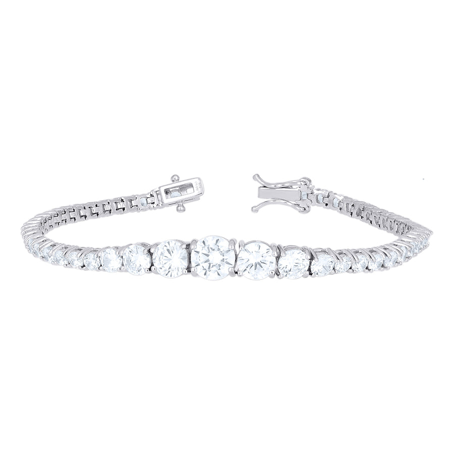 925 Sterling Silver Fancy Bracelet 7.25"