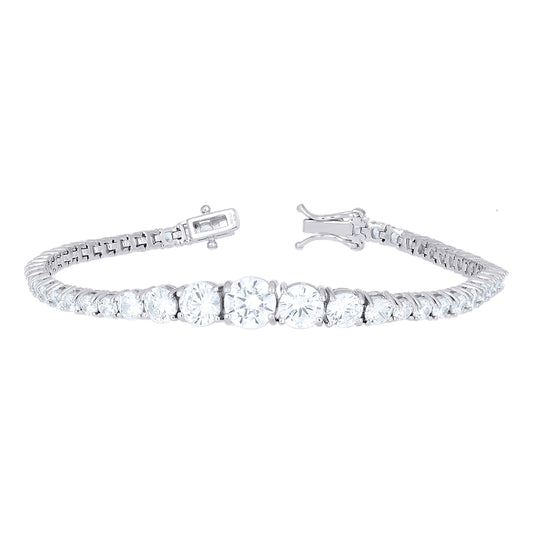 925 Sterling Silver Fancy Bracelet 7.25"