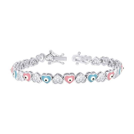 925 Sterling Silver Fancy Bracelet 7"