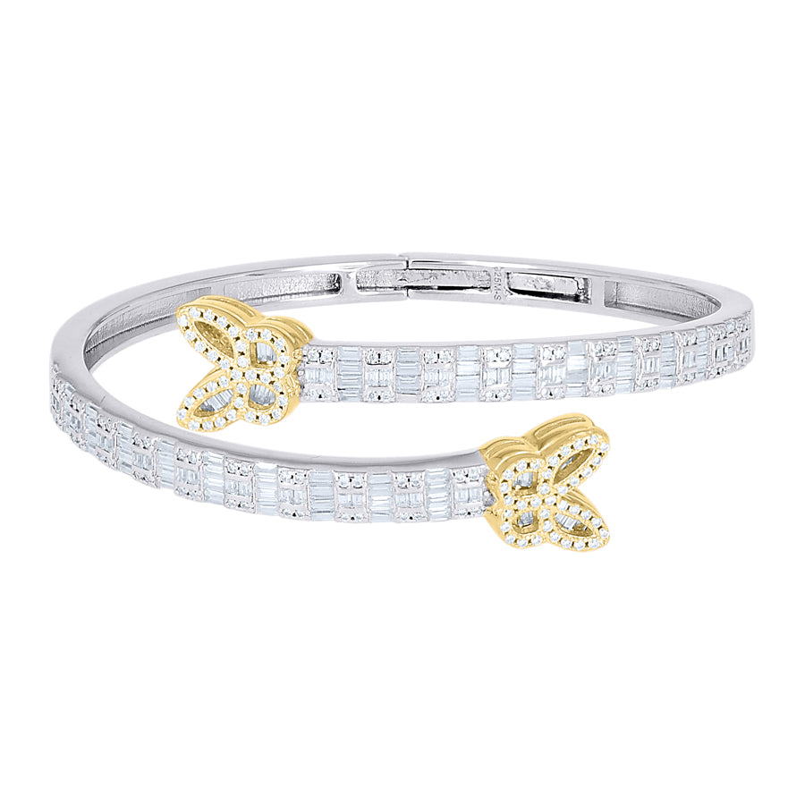 925 Sterling Silver Moissanite Bangle