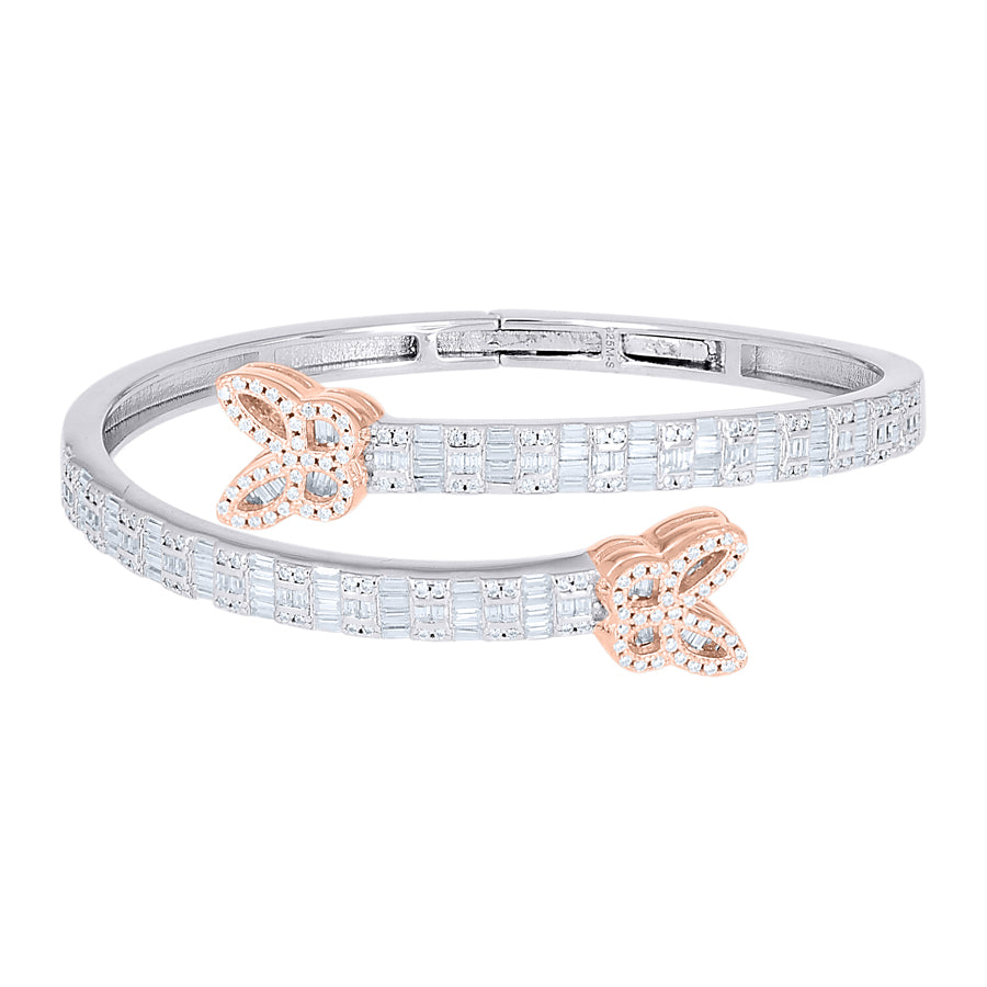 925 Sterling Silver Moissanite Bangle