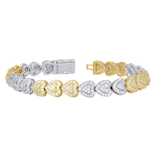 925 Sterling Silver Moissanite Bracelet