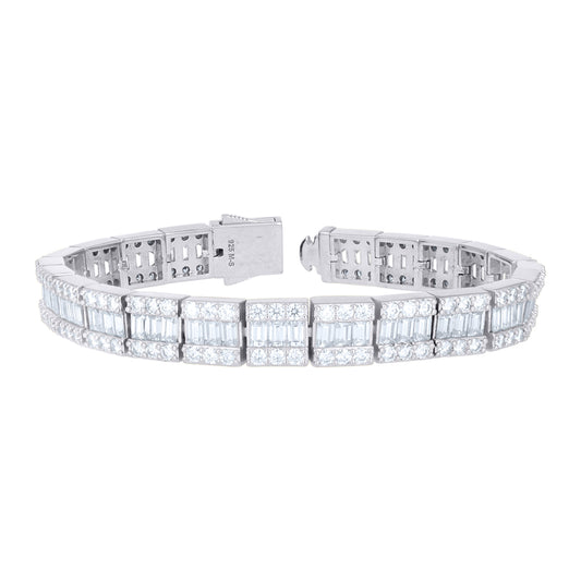 925 Sterling Silver Moissanite Bracelet
