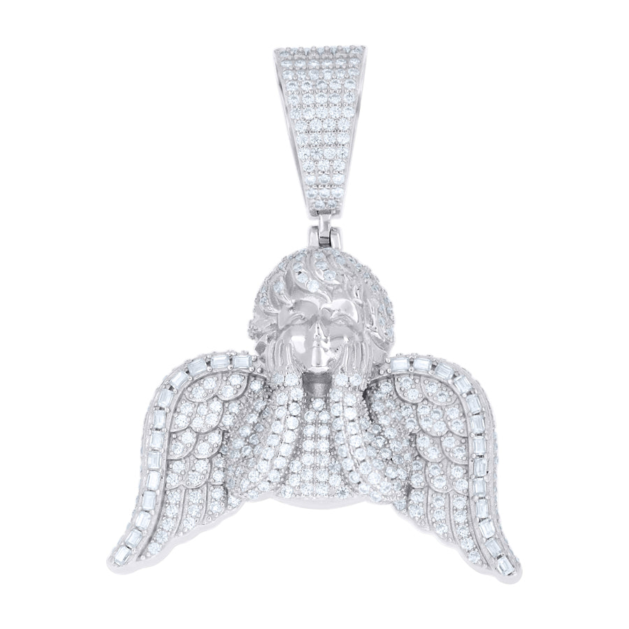 925 Sterling Silver Moissanite Pendant