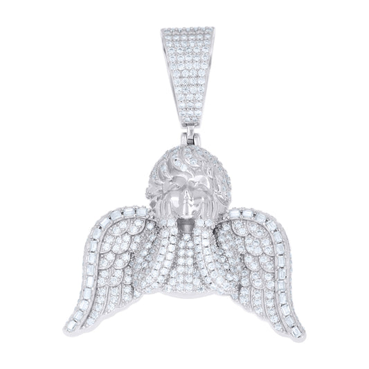 925 Sterling Silver Moissanite Pendant
