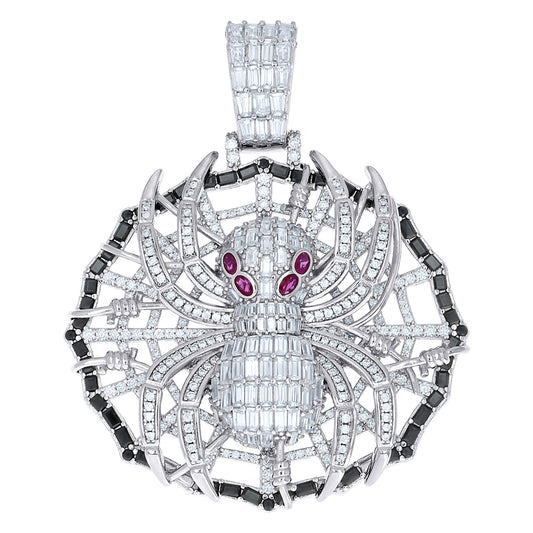 925 Sterling Silver Moissanite Pendant