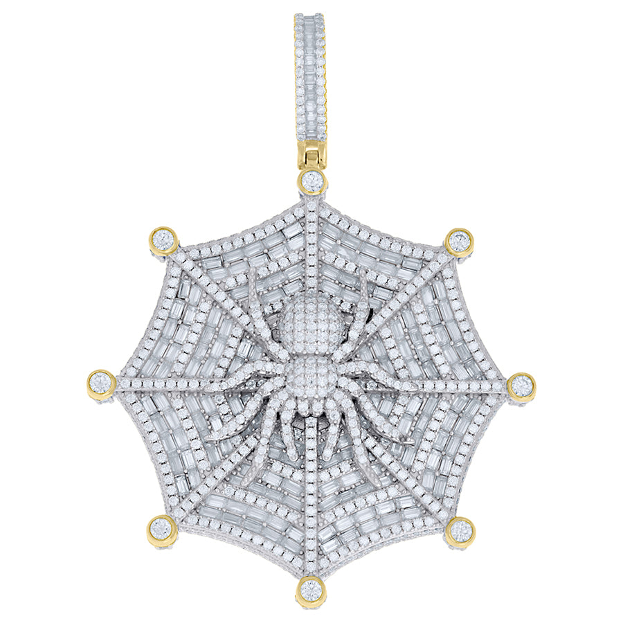 925 Sterling Silver Moissanite Pendant
