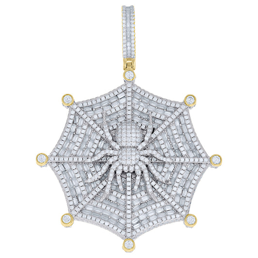 925 Sterling Silver Moissanite Pendant