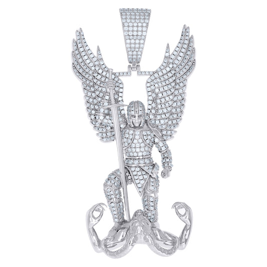 925 Sterling Silver Moissanite Pendant