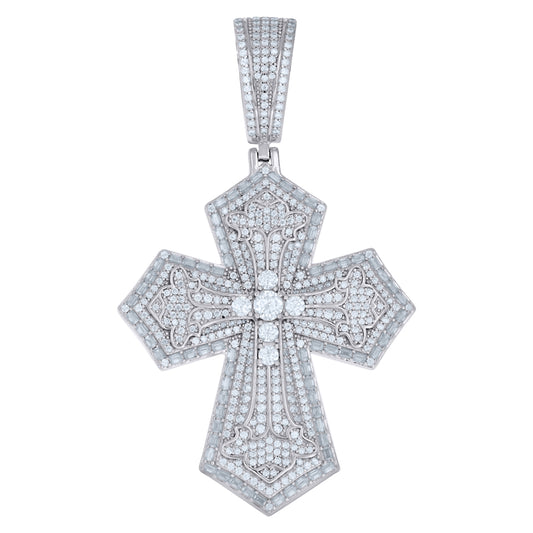 925 Sterling Silver Moissanite Pendant