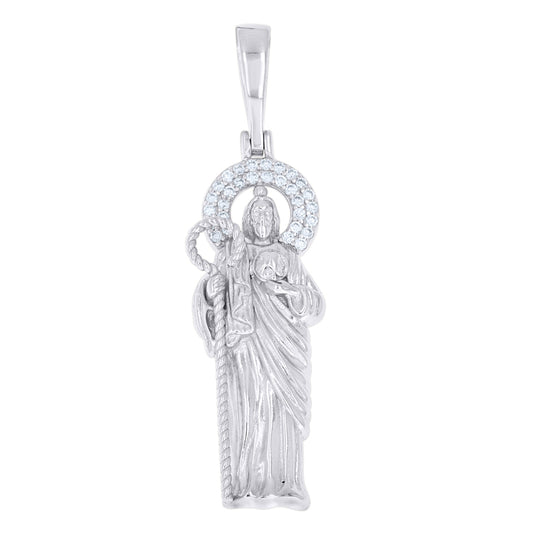 925 Sterling Silver Moissanite Pendant