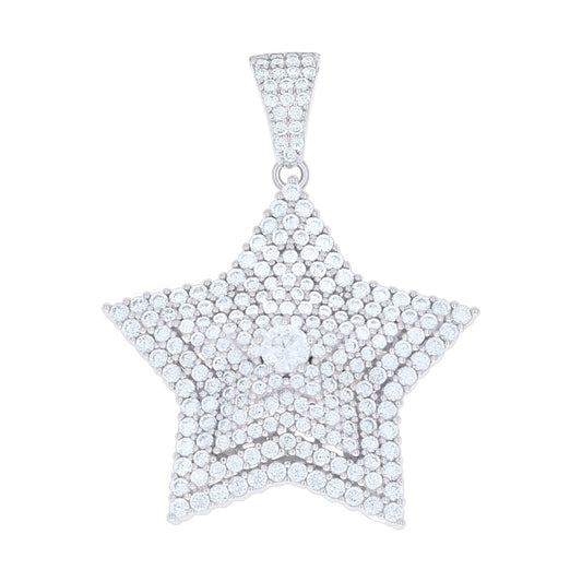 925 Sterling Silver Cz Pendant