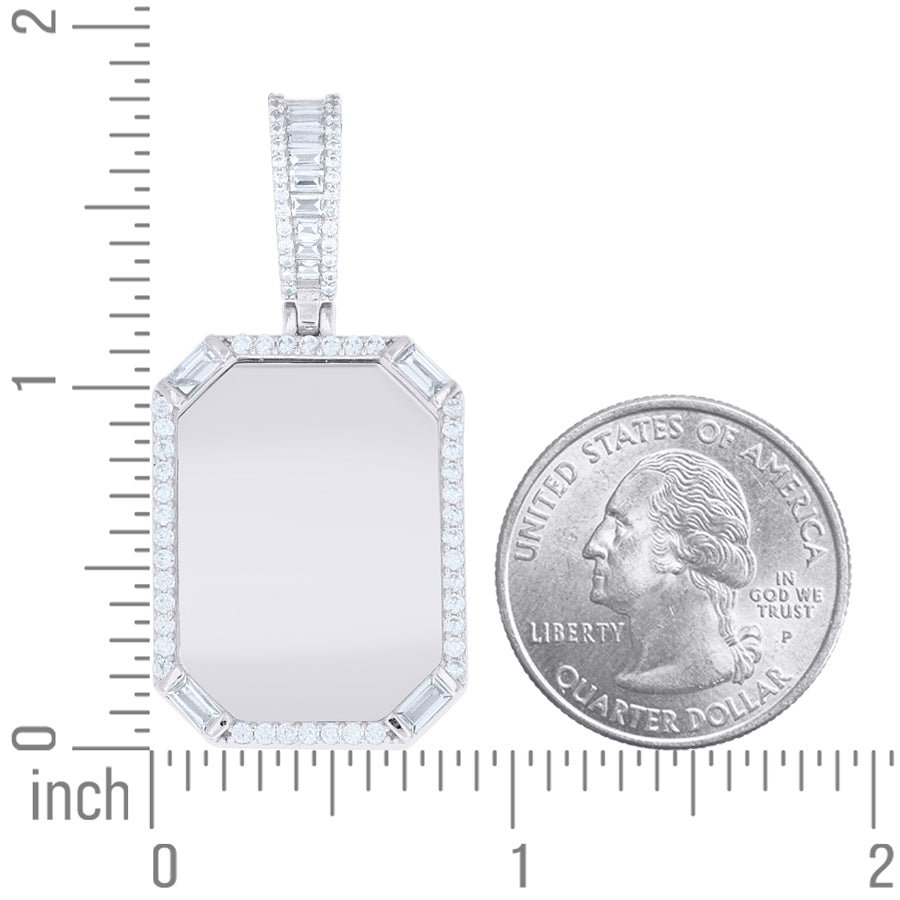 925 Sterling Silver Cz Pendant