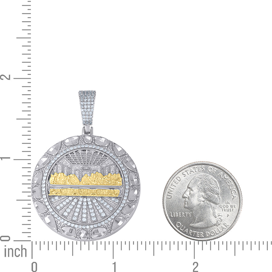 925 Sterling Silver Cz Pendant