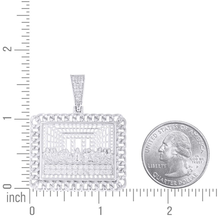 925 Sterling Silver Cz Pendant