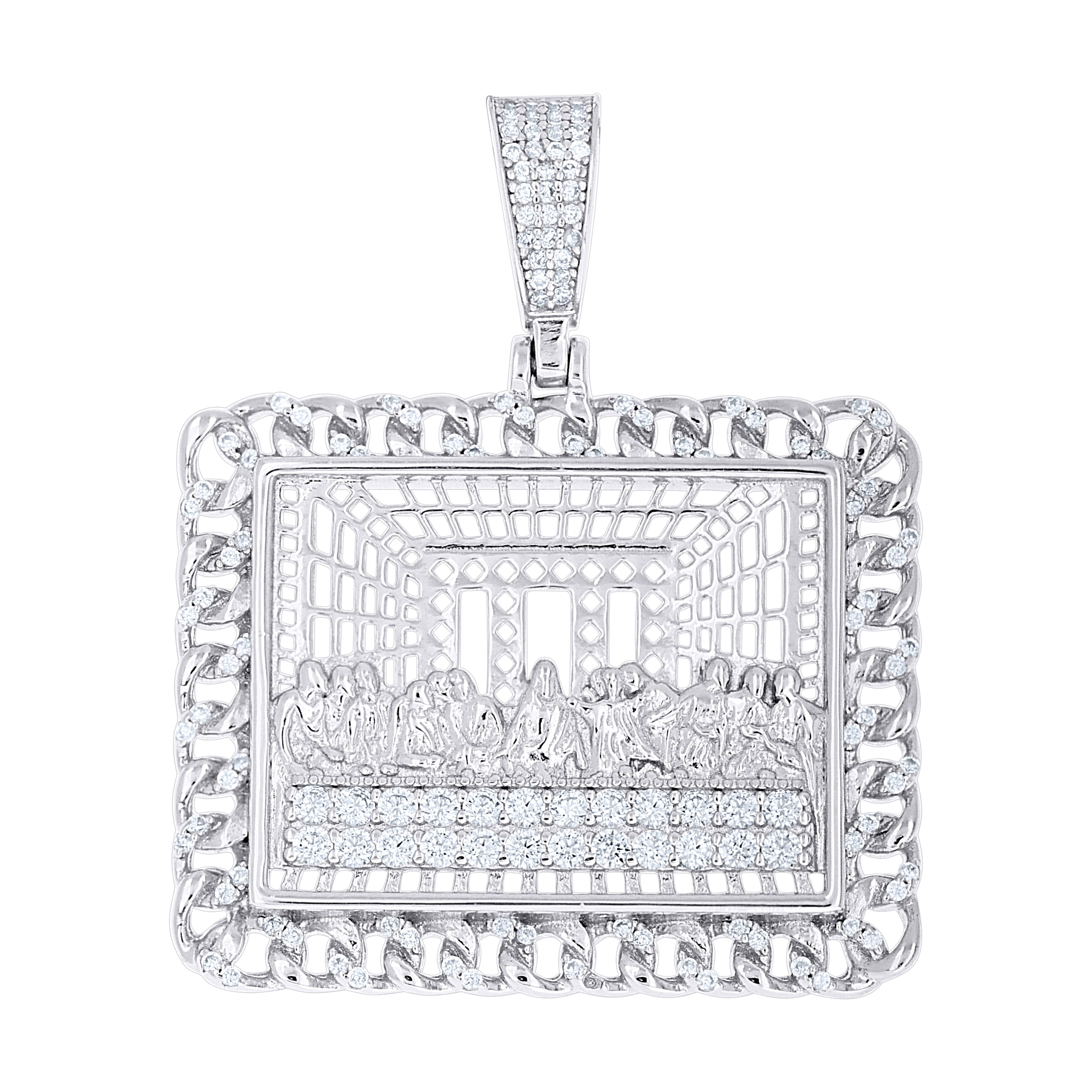 925 Sterling Silver Cz Pendant