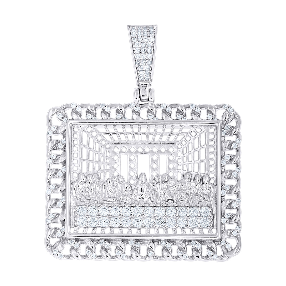 925 Sterling Silver Cz Pendant