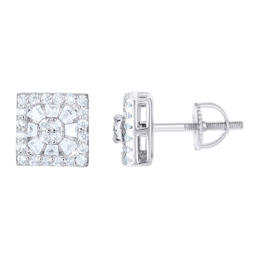 925 Sterling Silver Cz Earrings
