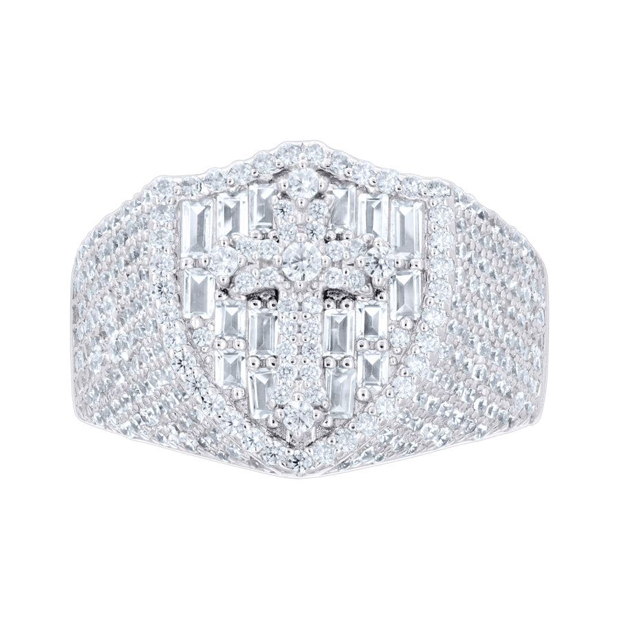 925 Sterling Silver Cz Ring