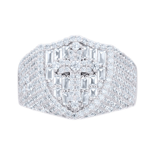 925 Sterling Silver Cz Ring