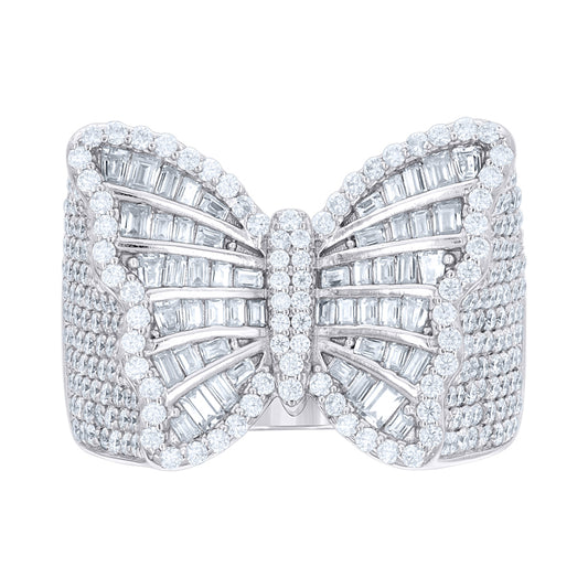 925 Sterling Silver Cz Ring