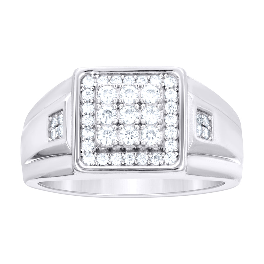 925 Sterling Silver Cz Ring