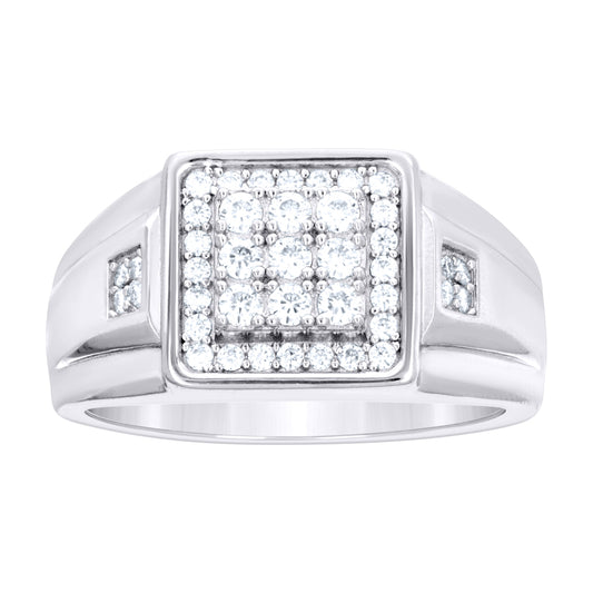 925 Sterling Silver Cz Ring