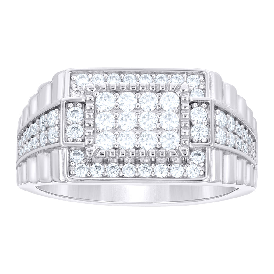 925 Sterling Silver Cz Ring