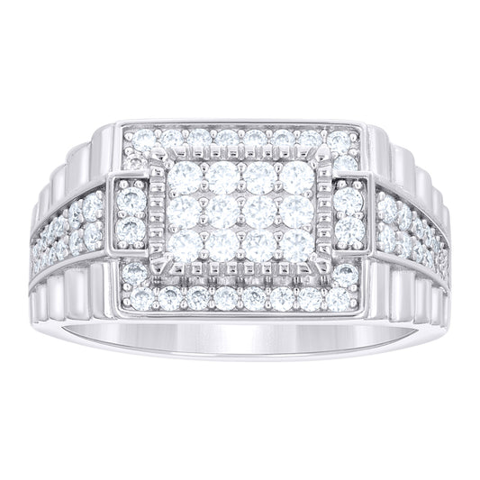 925 Sterling Silver Cz Ring