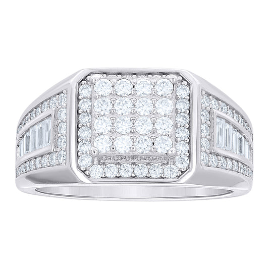 925 Sterling Silver Cz Ring
