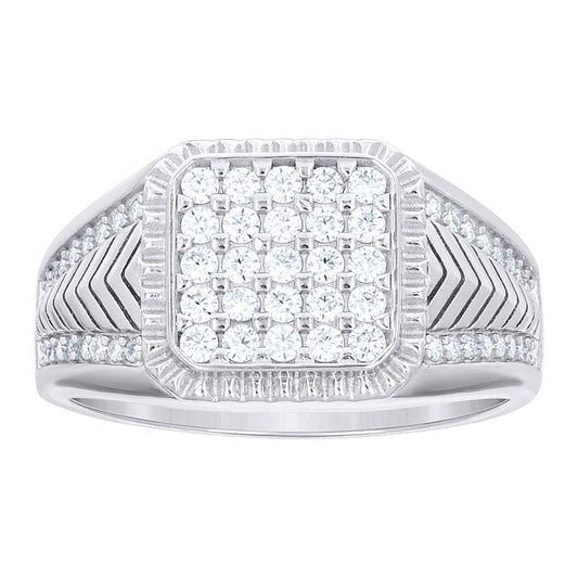 925 Sterling Silver Cz Ring