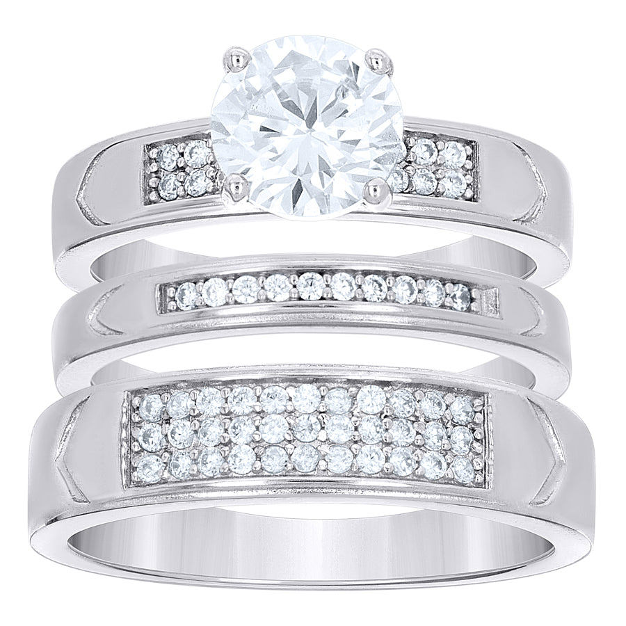 925 Sterling Silver Cz Ring