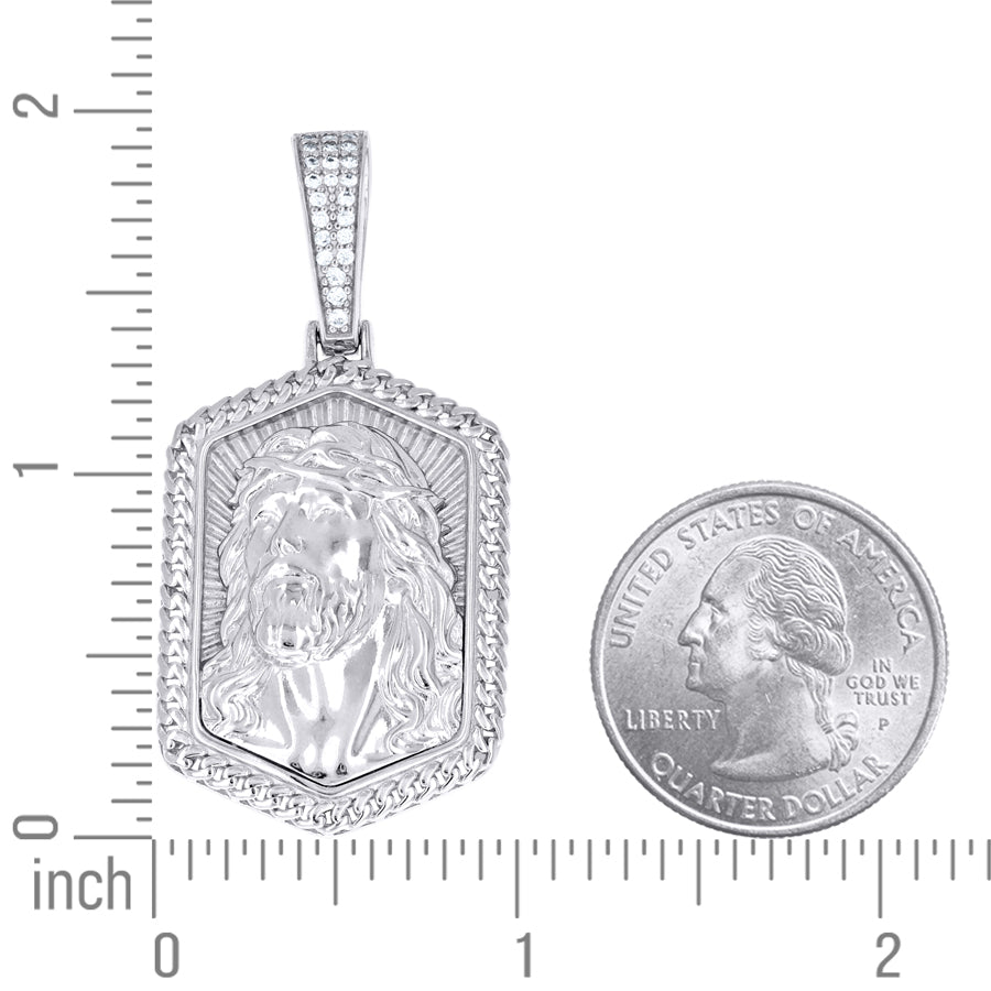 925 Sterling Silver Cz Pendant
